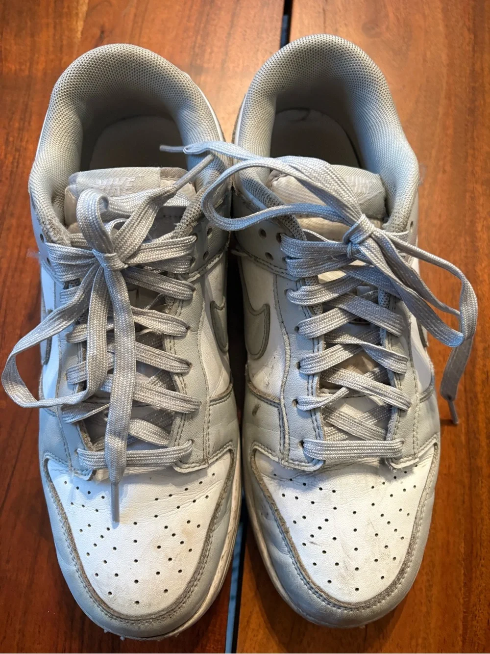 Nike Men’s Dunks - Light Gray & White